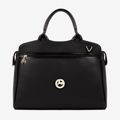 Pasta de Documentos Cherry Blossom preto