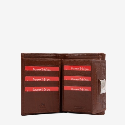 Carteira Pequena Cavalo Lusitano Camel