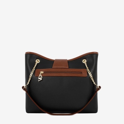 Mala de Ombro Origem Preto-Mel