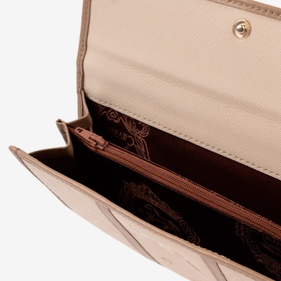 Carteira Di Cavallo Bege