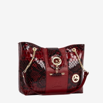 Bolsa de Ombro Honor Bordô- Cavalinho