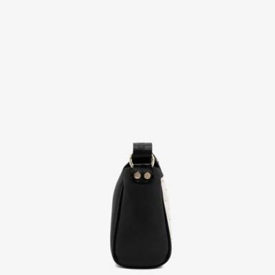 Bolsa Tiracolo Craft Branco-Preto