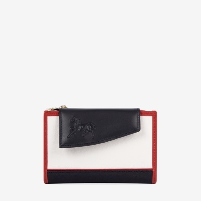 Carteira Horse By Cavalinho Azul-Vermelho