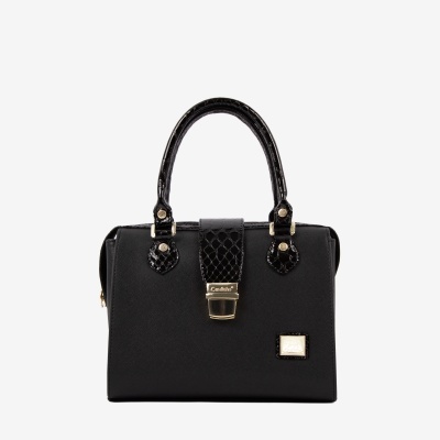 Mala de Mão Cherry Blossom Preto