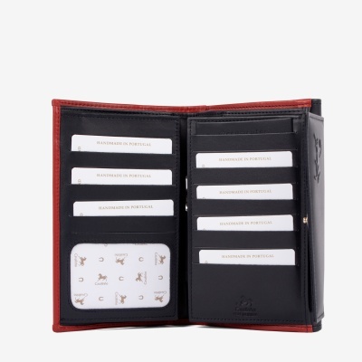 Carteira Horse By Cavalinho Azul-Vermelho