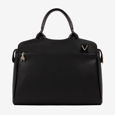 Pasta de Documentos Cherry Blossom preto