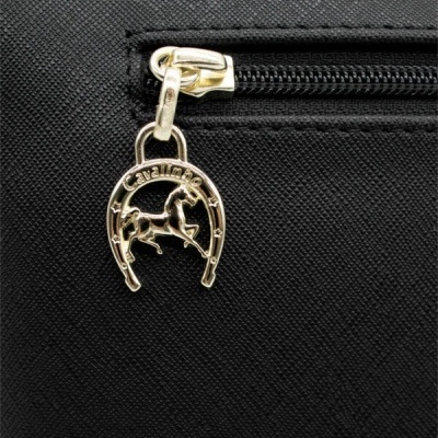 Bolsa Tiracolo Preto Cherry Blossom - Cavalinho