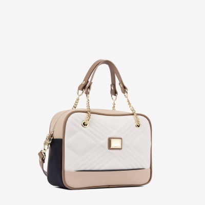 Mala de Mão Poésie Azul-Bege