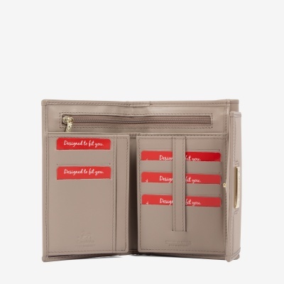 Carteira "La Vie" Cinza