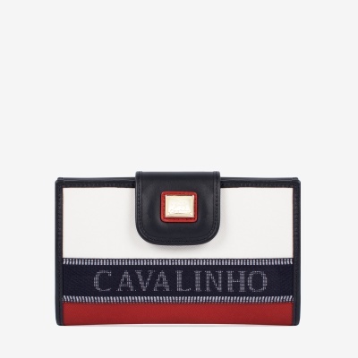 Carteira Only By Cavalinho Azul-Vermelho