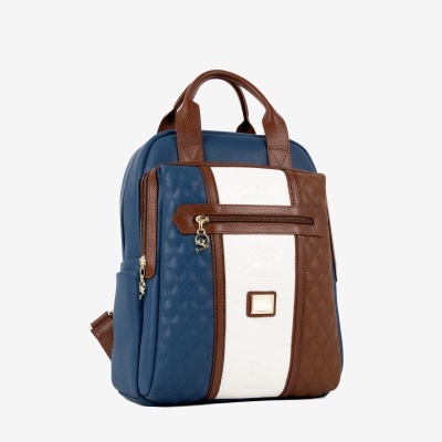 Mochila Sublime Azul-Camel