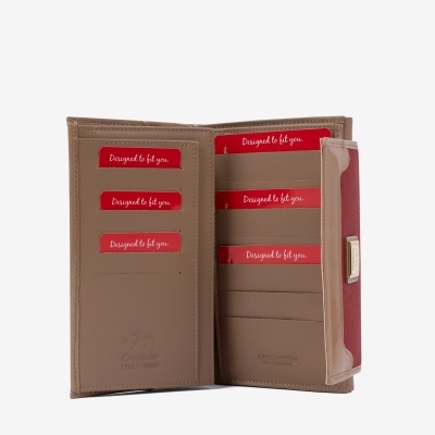 Carteira Twist Multi-Vermelha