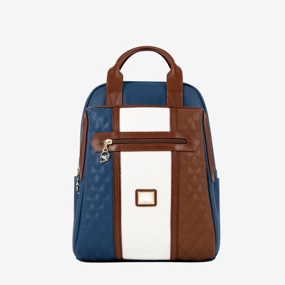 Mochila Sublime Azul-Camel