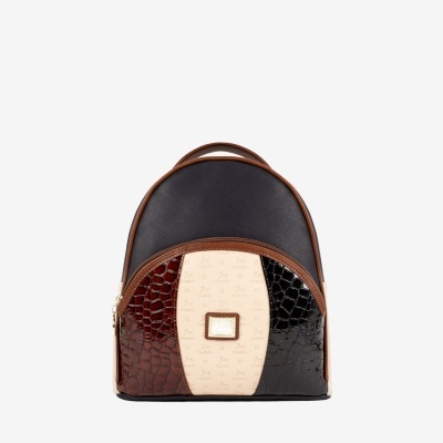 Mochila Essência Azul-Camel