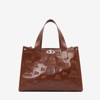 Mala de Ombro Cavalo Lusitano Camel