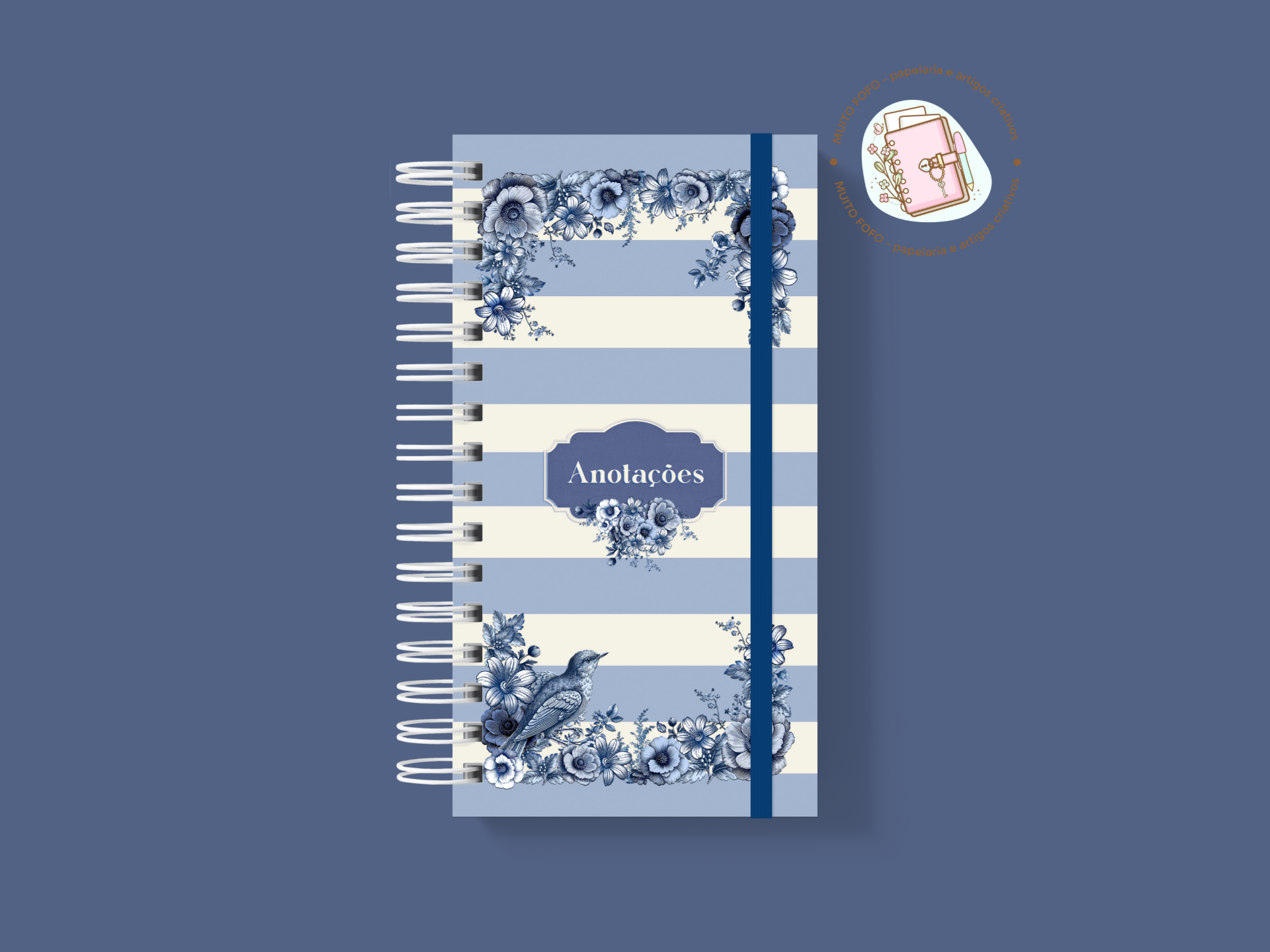 Caderno Slim Jardim Dos Pássaros Caderno Slim Jardim Dos Pássaros