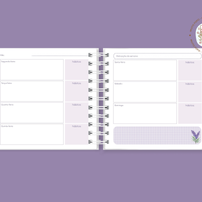 Planner Bouquet De Lavanda