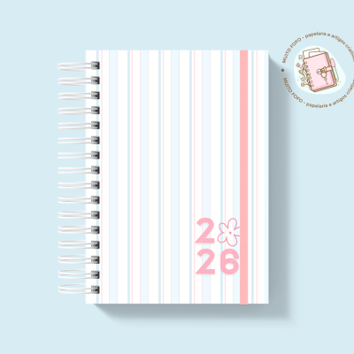 Agenda 2026 Riscas Azuis e Rosa