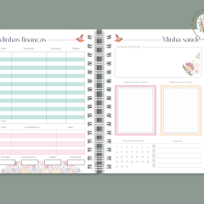 Planner Pouse Onde Florescer