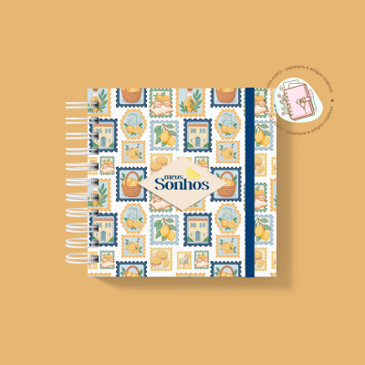 Caderno Dos Sonhos Summer Postcards
