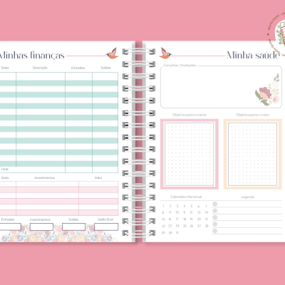 Planner Seja Livre Para Voar