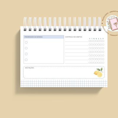 Planner Semanal Summer Postcards