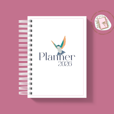 Planner Birds And Flowers