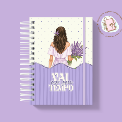 Caderno A5 Sonhos De Lavanda