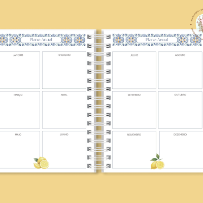 Agenda Lemon Elegance