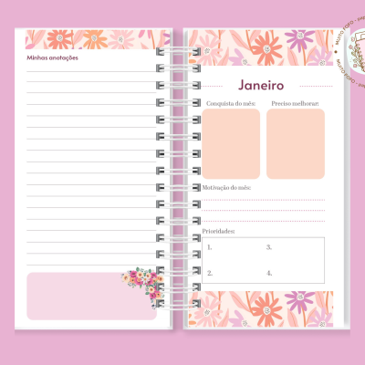 Planner Slim Encanto Natural
