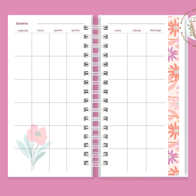 Planner Slim Jardim Interior