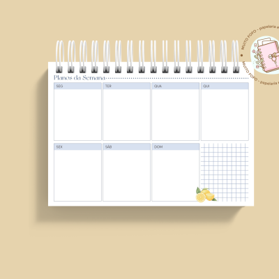 Planner Semanal Summer Postcards