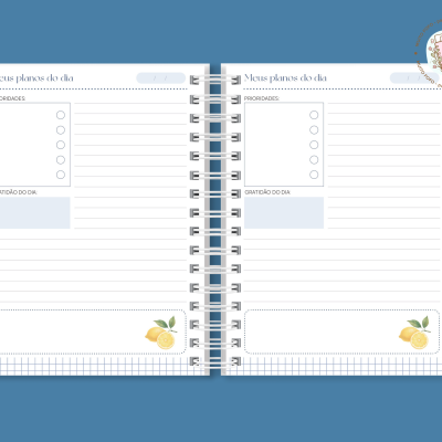 Planner Diário Royal Tiles