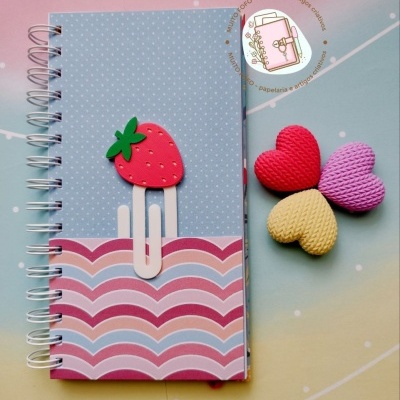 Clips Papel Moranguinho Fofo