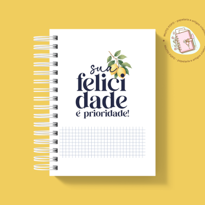 Caderno Lemon Bloom