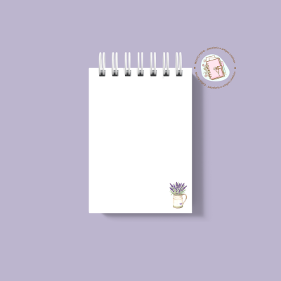 Bloco A6 Bouquet De Lavanda