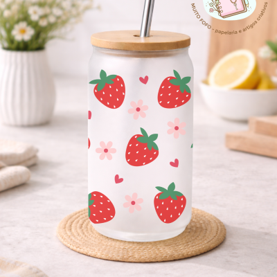 Copo Primavera de Morango