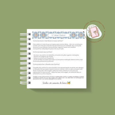 Caderno Dos Sonhos Summer Flow