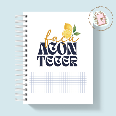 Caderno Grande Lemon Elegance