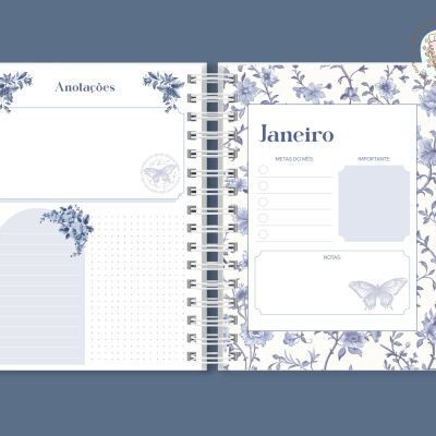 Agenda Majestade Azul