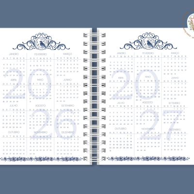 Agenda Majestade Azul