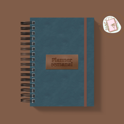 Planner Semanal Azul