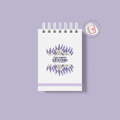 Bloco A6 Bouquet De Lavanda