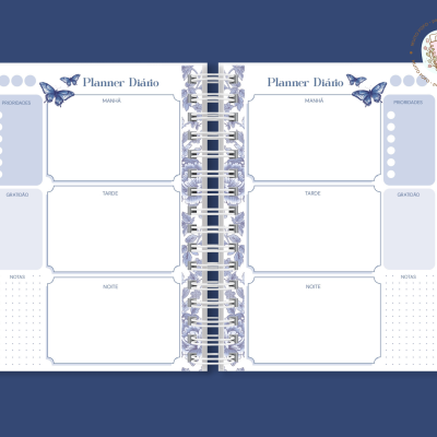 Planner Diário Majestade Azul
