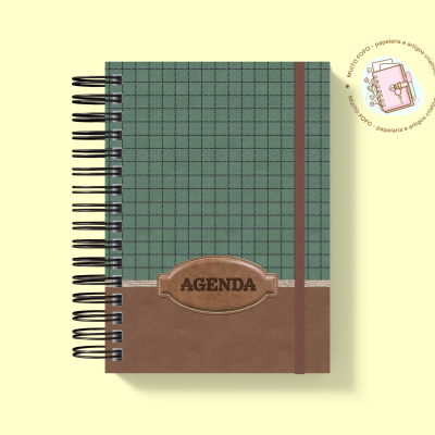 Agenda 2026 Verde e Castanho