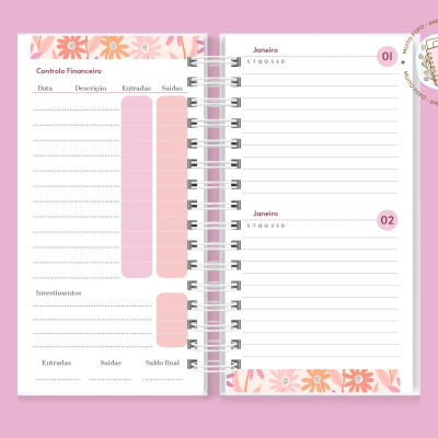 Agenda Slim Encanto Natural
