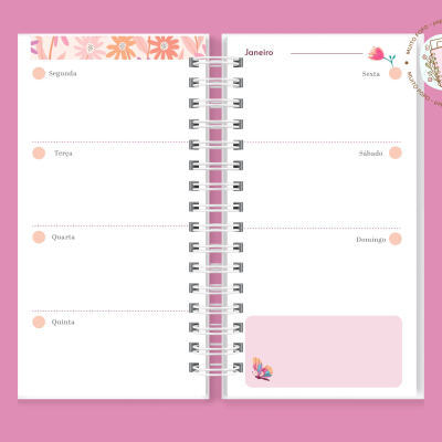 Planner Slim Jardim Interior