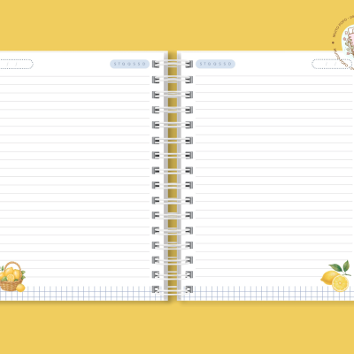 Caderno Lemon Bloom