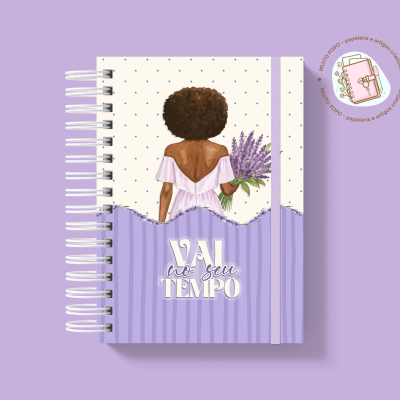 Caderno A5 Lavanda Interior