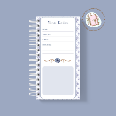 Caderno Slim Borboletas de Inverno